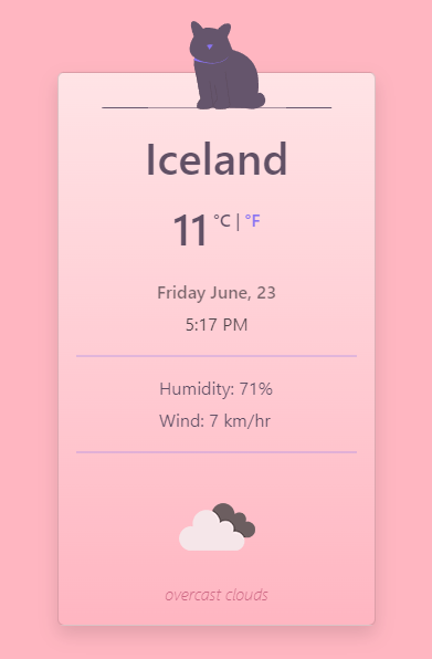 Weather app screenshot 3